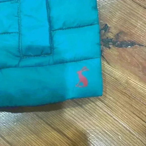 Joules green winter baby puffer coat size 9 - 12 months - Picture 2 of 7